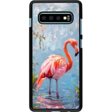 Coque Samsung Galaxy S10+ - Paint Flamingo