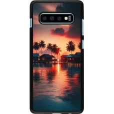Samsung Galaxy S10+ Case Hülle - Paradies Malediven