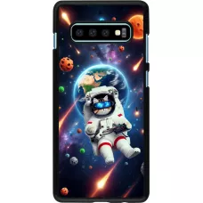 Samsung Galaxy S10+ Case Hülle - VR SpaceCat Odyssee