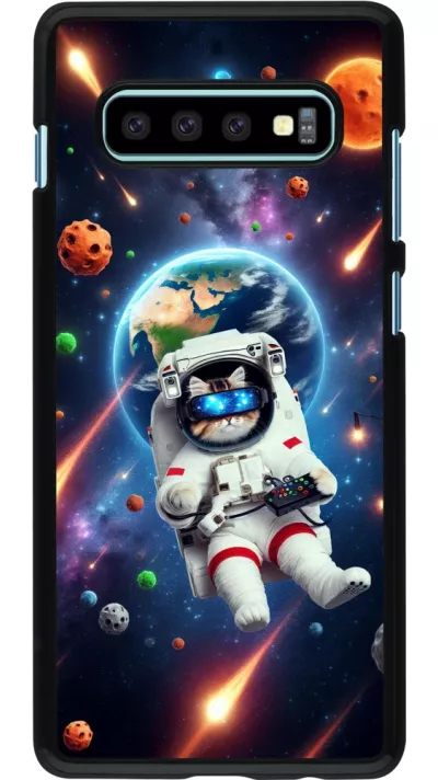 Coque Samsung Galaxy S10+ - VR SpaceCat Odyssey