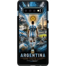 Samsung Galaxy S10+ Case Hülle - Fussball Argentinien splash 2026