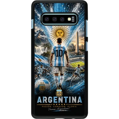 Coque Samsung Galaxy S10+ - Football Argentine splash 2026