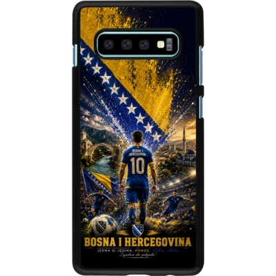 Coque Samsung Galaxy S10+ - Football Bosnie-Herzégovine splash 2026