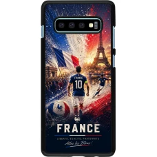 Samsung Galaxy S10+ Case Hülle - Fussball Frankreich splash 2026