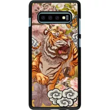 Samsung Galaxy S10+ Case Hülle - Spring 23 japanese tiger