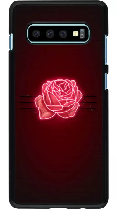 Samsung Galaxy S10+ Case Hülle - Spring 23 neon rose