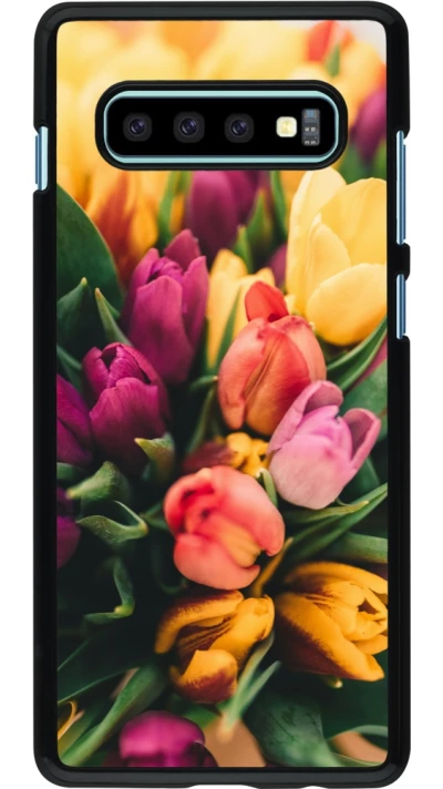 Samsung Galaxy S10+ Case Hülle - Bouquet of tulips Spring 2026