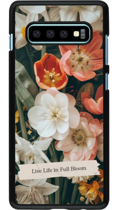 Samsung Galaxy S10+ Case Hülle - Full Bloom Spring 2026