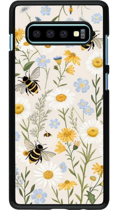 Samsung Galaxy S10+ Case Hülle - Pattern bees Spring 2026