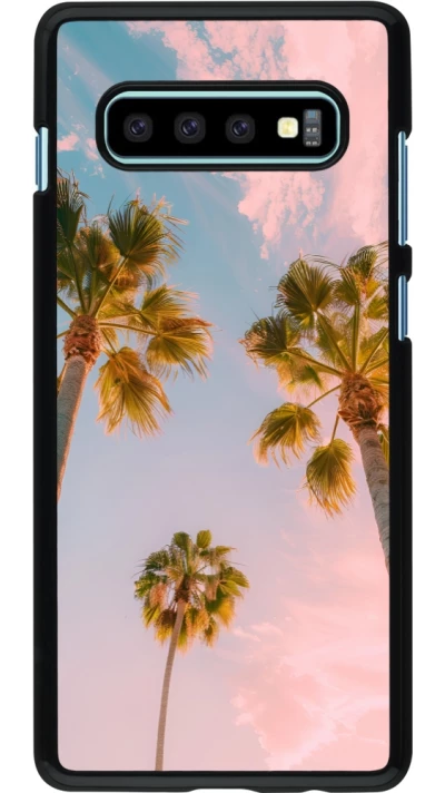 Samsung Galaxy S10+ Case Hülle - Summer 2025 Palmiers