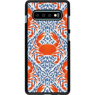 Samsung Galaxy S10+ Case Hülle - Crabs and pearls Summer 2026