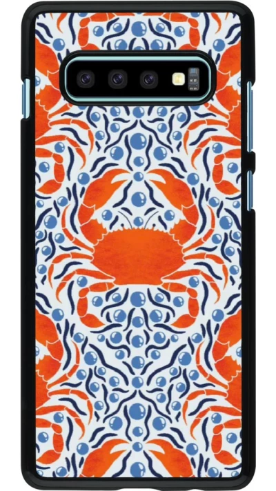 Coque Samsung Galaxy S10+ - Crabs and pearls Summer 2026