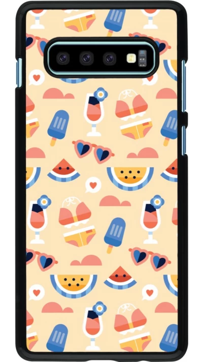 Coque Samsung Galaxy S10+ - Pattern Summer 2026