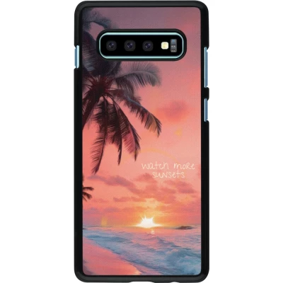 Samsung Galaxy S10+ Case Hülle - Watch more sunsets Summer 2026