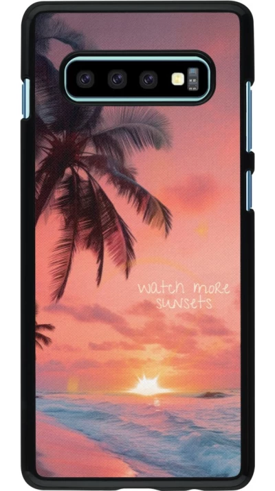 Coque Samsung Galaxy S10+ - Watch more sunsets Summer 2026
