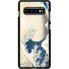 Coque Samsung Galaxy S10+ - Tableau art - La Grande Vague de Kanagawa - Hokusai