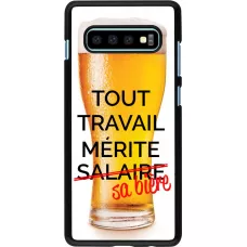 Hülle Samsung Galaxy S10+ - Tout travail mérite sa bière
