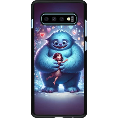 Coque Samsung Galaxy S10+ - Valentine 2024 Fluffy Love