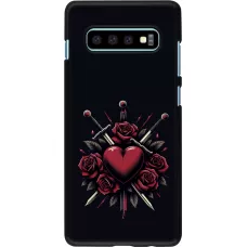 Samsung Galaxy S10+ Case Hülle - Valentine 2024 gothic love