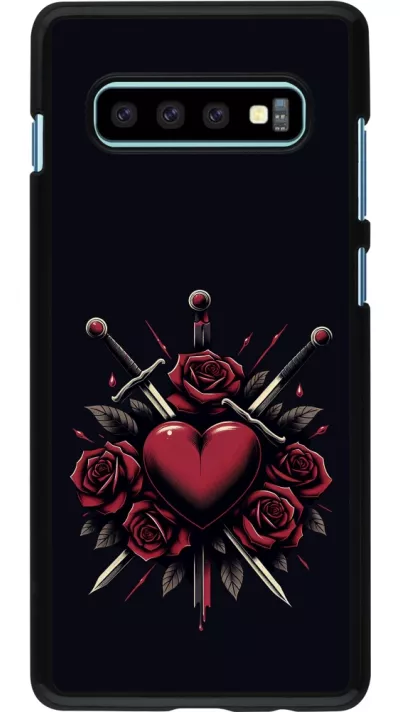Coque Samsung Galaxy S10+ - Valentine 2024 gothic love