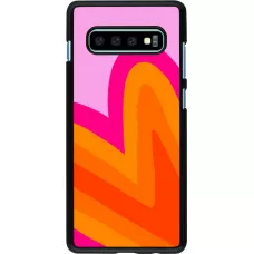 Coque Samsung Galaxy S10+ - Valentine 2024 heart gradient