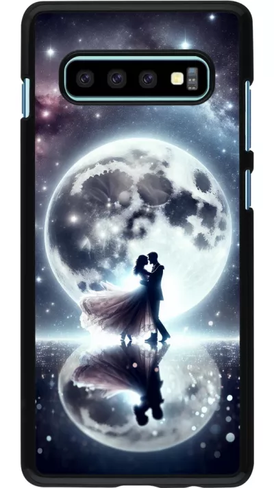 Coque Samsung Galaxy S10+ - Valentine 2024 Love under the moon