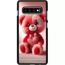 Coque Samsung Galaxy S10+ - Valentine 2024 Ourson rose