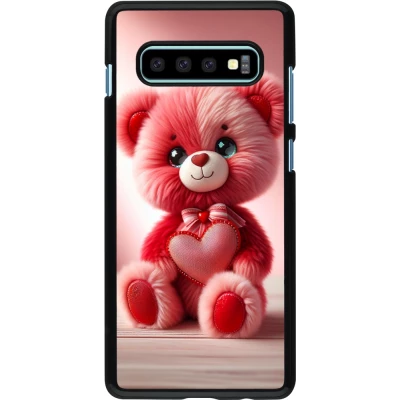 Coque Samsung Galaxy S10+ - Valentine 2024 Ourson rose