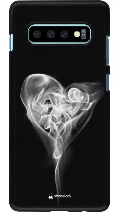 Coque Samsung Galaxy S10+ - Valentine 2022 Black Smoke