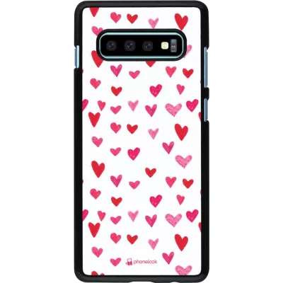 Coque Samsung Galaxy S10+ - Valentine 2022 Many pink hearts