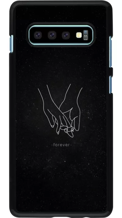 Samsung Galaxy S10+ Case Hülle - Valentine 2023 hands forever