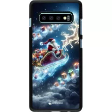 Samsung Galaxy S10+ Case Hülle - Weihnachten 2023 Verzauberter Weihnachtsmann