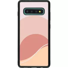 Coque Samsung Galaxy S10+ - Silicone rigide noir Autumn 22 abstract sunrise