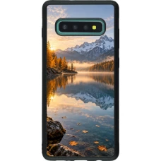 Coque Samsung Galaxy S10+ - Silicone rigide noir Autumn 26 Autumn lake