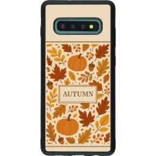 Coque Samsung Galaxy S10+ - Silicone rigide noir Autumn 26 Hello autumn