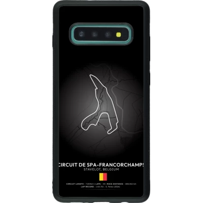 Samsung Galaxy S10+ Case Hülle - Silikon schwarz F1 Track 2025 Belgium