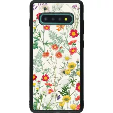 Samsung Galaxy S10+ Case Hülle - Silikon schwarz Flora Botanical Wildlife