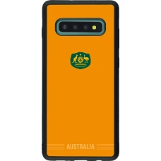 Samsung Galaxy S10+ Case Hülle - Silikon schwarz Australien 2026 personalisierbares Fussballtrikot