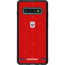 Samsung Galaxy S10+ Case Hülle - Silikon schwarz Panama 2026 personalisierbares Fussballtrikot