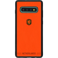 Samsung Galaxy S10+ Case Hülle - Silikon schwarz Niederlande 2026 personalisierbares Fussballtrikot