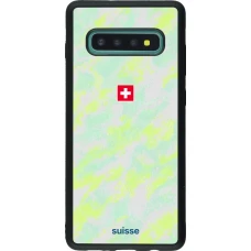 Samsung Galaxy S10+ Case Hülle - Silikon schwarz Schweiz Away 2026 personalisierbares Fussballtrikot