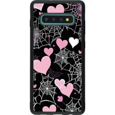 Samsung Galaxy S10+ Case Hülle - Silikon schwarz Halloween 2024 girly