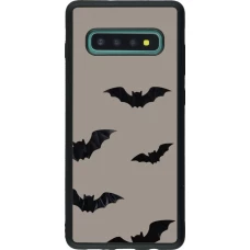 Samsung Galaxy S10+ Case Hülle - Silikon schwarz Halloween 2026 Bats