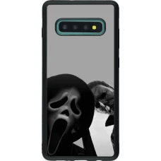 Samsung Galaxy S10+ Case Hülle - Silikon schwarz Halloween 2026 Scream and Michael Myers