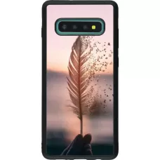 Hülle Samsung Galaxy S10+ - Silikon schwarz Hello September 11 19