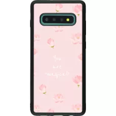 Samsung Galaxy S10+ Case Hülle - Silikon schwarz Mom 2023 your are magical