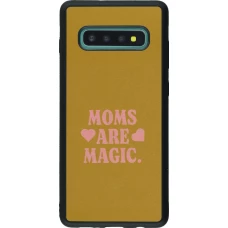 Samsung Galaxy S10+ Case Hülle - Silikon schwarz Mom 2026 Are Magic