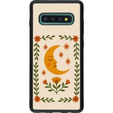 Samsung Galaxy S10+ Case Hülle - Silikon schwarz Half moon stamp 2026