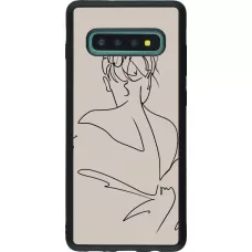 Hülle Samsung Galaxy S10+ - Silikon schwarz Salnikova 05