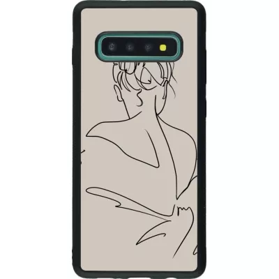 Hülle Samsung Galaxy S10+ - Silikon schwarz Salnikova 05
